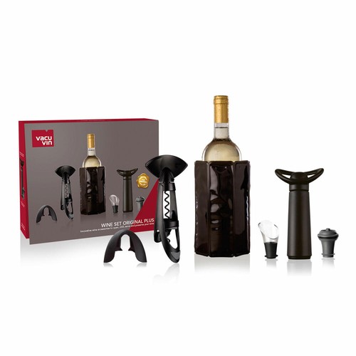 Vacu vin geschenkset - vacu, wein